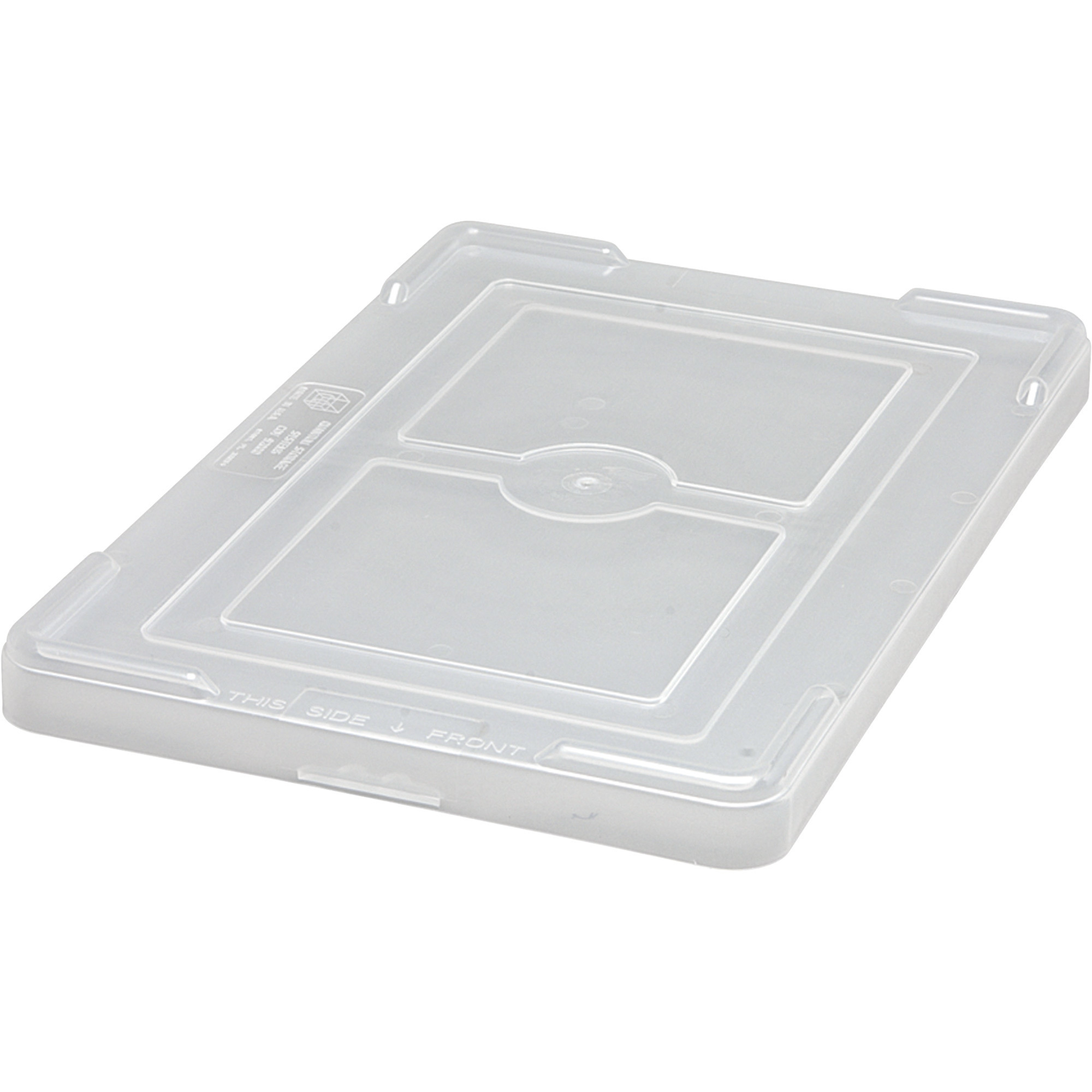 Quantum Covers for Dividable Grid Container, 3-Pk., 22 1/2in.W x 17 1/2in.D x 1in.H, Clear, Fits Item# 275604, Model# COV93000CLCS